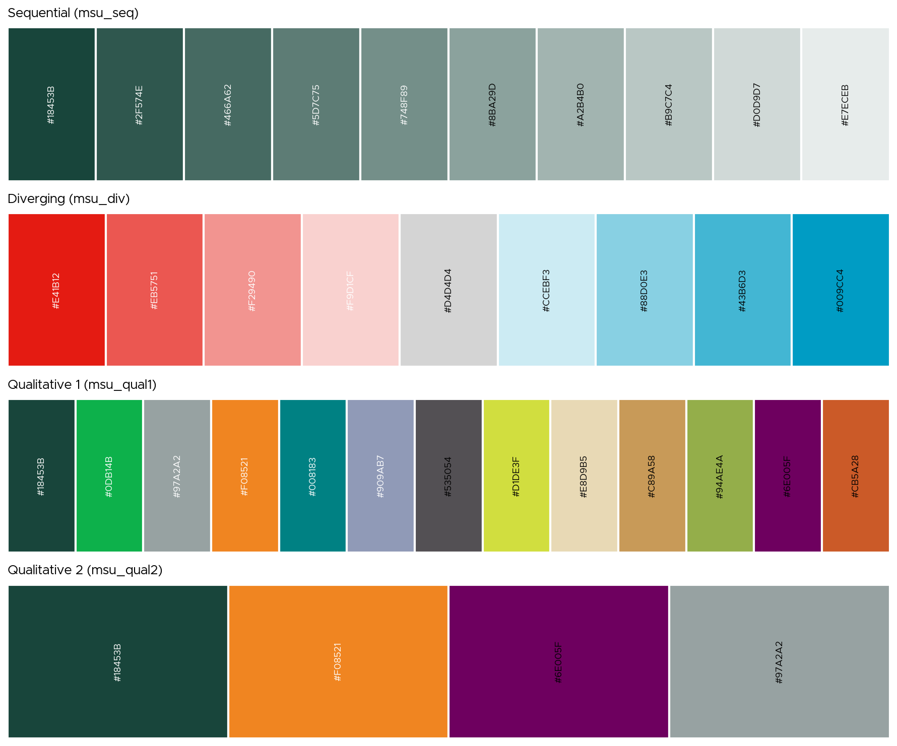 Color Palette Showcase